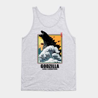 giant monsters big wave Tank Top